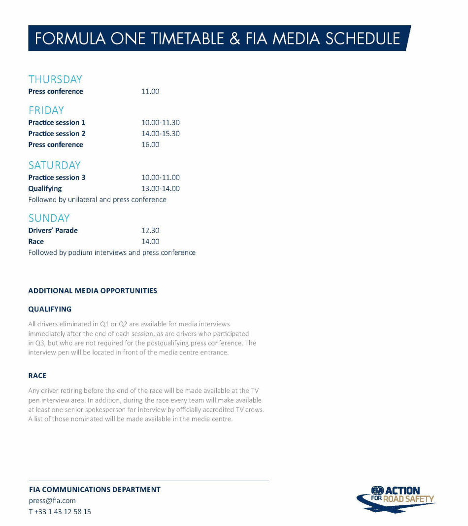 F1 US GP Preview
